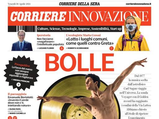 Roberto Bolle: «La danza nello Spazio», in edicola venerdì sul numero di aprile