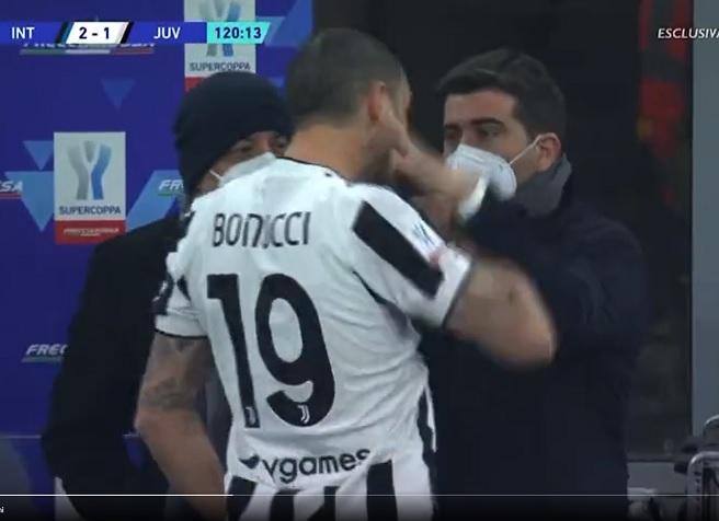 Multa di 10mila euro a Bonucci per la lite con