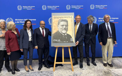 Presentato il francobollo commemorativo di Giovanni Gentile, nell’80° anniversario della scomparsa