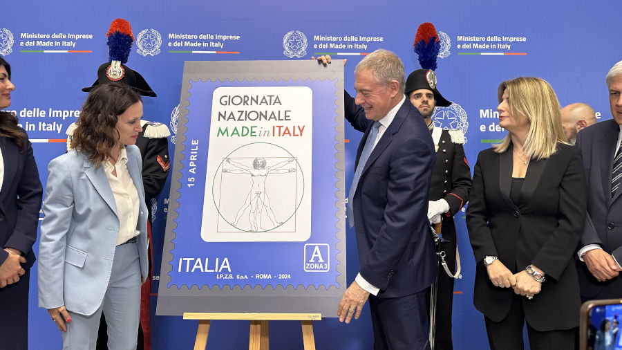 Mimit, presentato il francobollo dedicato alla Giornata Nazionale del Made in Italy