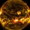 Le immagini della straordinaria eruzione solare catturate dalla Nasa