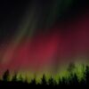 Una spettacolare aurora boreale illumina il cielo della Lapponia