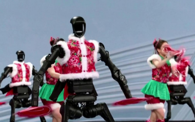 La danza dei robot umanoidi protagonista nello show del Capodanno cinese