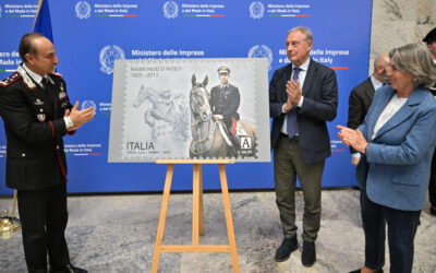 Mimit, presentato il francobollo per il campione olimpico Raimondo D’Inzeo