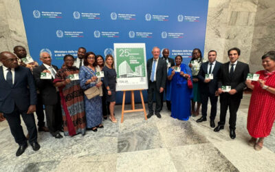 Mimit, presentato il francobollo per il 25° anniversario dell’Atto costitutivo dell’Unione africana