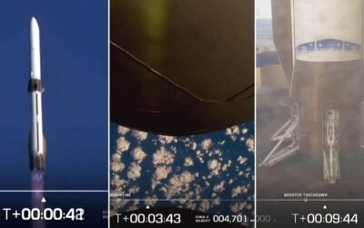 Blue Origin lancia due sonde NASA verso Marte e centra il primo atterraggio del booster New Glenn