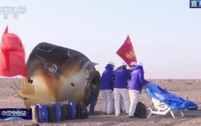 Atterraggio riuscito per gli astronauti cinesi dopo il danno alla capsula di rientro
