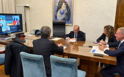 Spazio: Urso incontra il ministro francese Baptiste